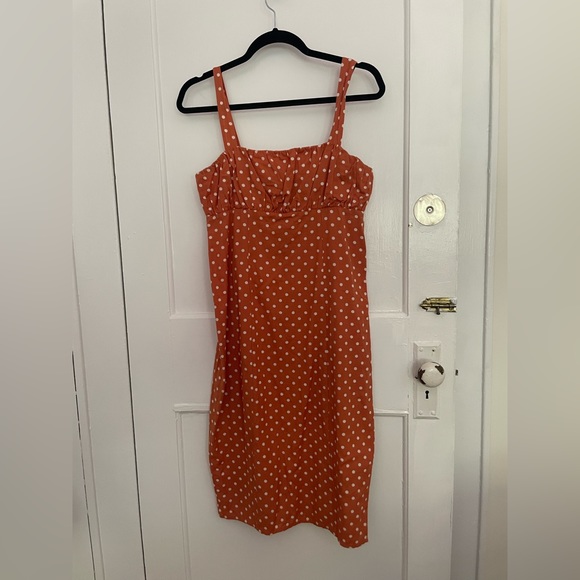 ASOS Dresses & Skirts - ASOS polka dot midi dress. Size 6